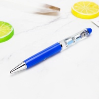 Stylo flottant personnalisé avec sablier liquide, marque Dongguan Sanlead, pour la promotion et les cadeaux