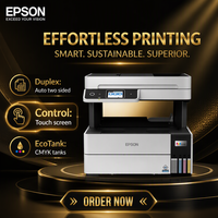 Imprimante jet d'encre tout-en-un Epson EcoTank L6468 A4 couleur MFP Wi-Fi avec numérisation recto verso, copie, impression et écran tactile de 1,4 pouce