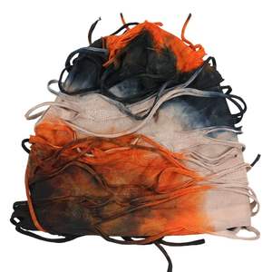 Mode HZM-24563 en détresse Slouchy Bump Color Tassel Casual Street Satin <span class=keywords><strong>Bonnet</strong></span> pour hommes femmes - Product Image 5