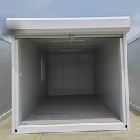 Maison conteneur pliable, maison modulaire préfabriquée, cabane pliable portable avec panneaux isolés pour bureau, villa, dortoir et camping