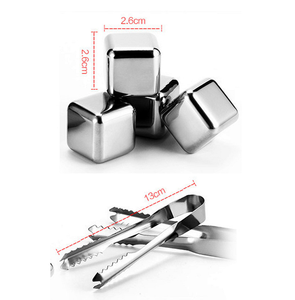 Moule à glaçons TGYW en acier inoxydable, bac à glaçons réutilisable pour <span class=keywords><strong>whisky</strong></span>, vodka, liqueurs, vin - Product Image 4