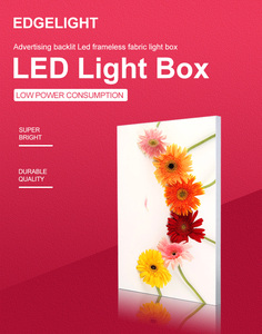 Meilleures ventes, cadre en aluminium double face AF58 de haute qualité, boîte à lumière en tissu, LED haute luminosité, montage mural pour la publicité - Product Image 6