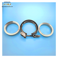 JTLD 3 "V-Band Bride & Clamp Kit pour Turbo Échappement Downpipes Premium 304 Acier Inoxydable