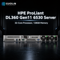 Serveur fiable HPE DL360 Gen11 1U Intel Gold 6530 128 Go DDR5 5600 MT/s 2x1000W Titanium Redondant