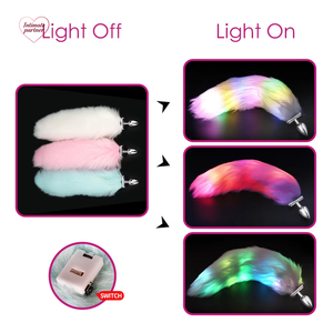 ของเล่นเสียบก้นเรืองแสงรูปหางสัตว์ ยี่ห้อ Niusida สำหรับผู้หญิงมือใหม่ - Product Image 3