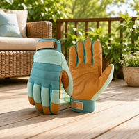 Gants de travail tactiques en cuir de chèvre, antidérapants, résistants aux chocs, résistants à l'abrasion, respirants, gants de sécurité OEM ODM