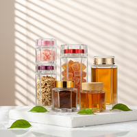 Botol Kaca Bening 50ml - 750ml Langsung dari Pabrik untuk Penyimpanan Madu, Selai, Kacang, dan Makanan Kering