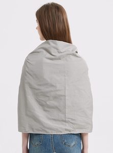 Bufanda Unisex de Color gris EMF 5ª generación Emisión inalámbrica Protección contra la radiación Bufanda de protección Bloque <span class=keywords><strong>RF</strong></span> Tela de fibra plateada - Product Image 4