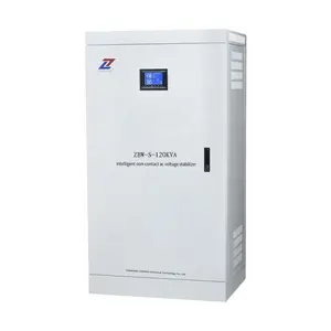 ZBW-S-180KVA Daya Super 180kw Tiga Fase LCD Motor Servo Cerdas Penstabil Regulator Tegangan Kompensasi Otomatis Penuh