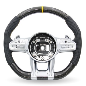 <span class=keywords><strong>Volant</strong></span> en carbone personnalisé de qualité supérieure pour Mercedes Benz W167 W176 W177 W202 W203 W204 W205 W206 <span class=keywords><strong>W208</strong></span> - Product Image 2