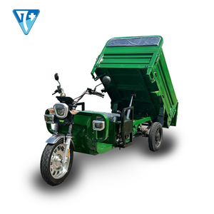 Triciclo Eléctrico de Carga con Soporte Hidráulico EEC COC, Motor de 3000W, Carga de 800kg para Entrega de Carga Agrícola y Logística - Product Image 2