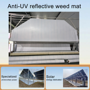 Toile de paillage blanche WON, tissu solaire anti-herbe, tissu réfléchissant pour l'ombrage, tissu anti-mauvaises herbes, couverture de <span class=keywords><strong>sol</strong></span> - Product Image 2