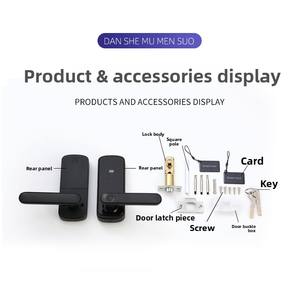 Serrure intelligente à une seule langue européenne américaine Ttlock pour l'intégration des applications mobiles du commerce extérieur Empreinte digitale Tuya <span class=keywords><strong>Wifi</strong></span> Caractéristiques Clé - Product Image 6