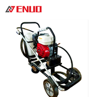 EBM-S200 Mini pulvérisateur d'asphalte portable, machine à bitume et à goudron avec une capacité de réservoir de 100 L, moteur et moteur comme composants principaux