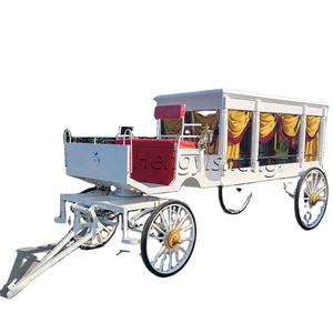 Corbillard de marque Hengyisheng de luxe blanc de Style classique pour les funérailles Rideaux roses personnalisés Transport spécial fabriqué en Chine à vendre - Product Image 6