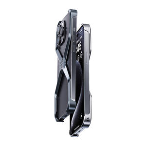 Nuevo marco de aluminio Metal mate teléfono casos hebilla Anti-huella digital a prueba de golpes techno teléfono caso - Product Image 4