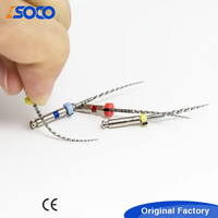 Limas Endodónticas de Niti Activadas por Calor SOCO, Eléctricas, para Conductos Radiculares SC Plus, con Velocidad de 300-350 rpm y Torque de 1.5-3.0 N.cm