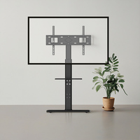 Carro de TV móvil para soporte de TV de pantalla plana LCD LED de 42 a 80 pulgadas con altura ajustable VESA 620x400mm Carro de TV de piso