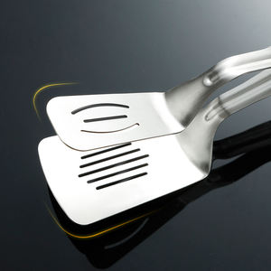 Pinces alimentaires en acier inoxydable 304, finition polie, durables, résistantes à la chaleur, portables, pour le camping en plein air, le barbecue, pour faire frire le poisson - Product Image 5