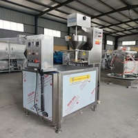 Friteuse industrielle verticale électrique professionnelle pour poulet, frites et lignes de production de snacks