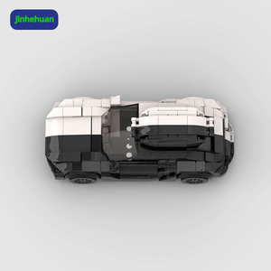 Nuevo modelo de coche deportivo Moc para niños, piezas de bricolaje, juguetes para niños, <span class=keywords><strong>Mini</strong></span> bloques de plástico, instrucciones de papel de montaje, juegos de bloques de construcción para niños - Product Image 2