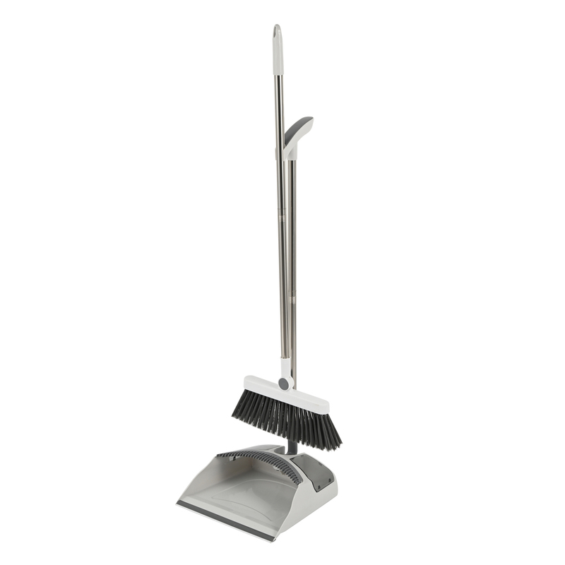 Long Handle Foldable Broom and Dustpan