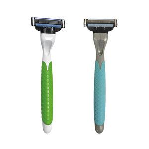 Chine Cartouche de rasoir triple rasage personnalisée Rasoir de sécurité à 3 lames - Product Image 2