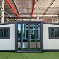 Maisons modulaires préfabriquées en structure acier moderne, résistantes aux tremblements de terre, prêtes à l'emploi pour les centres commerciaux et les parcs
