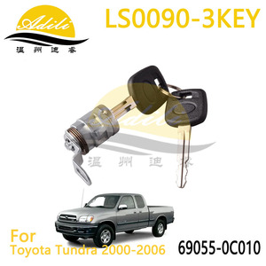 Adili <b>Lock</b> Cylinder 69055-0C010 3 <b>Keys</b> For Toyota Tundra 2000-2006 - Product Image 1