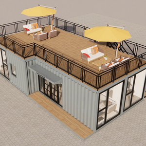 Maison mobile certifiée CE, conteneur 3 chambres, livraison de maisons préfabriquées modulaires en kit, entièrement meublées, bâtiment de bureaux, matériau EPS - Product Image 1