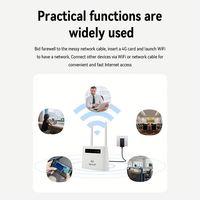 Routeur portable sans fil 4G LTE DNXT R102 VoLTE le plus populaire, appels vocaux par carte SIM, 300 Mbps, double bande, 2 antennes externes, USB