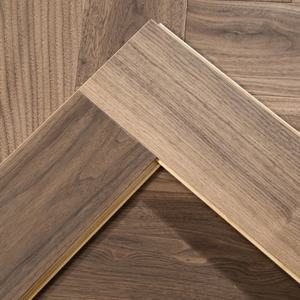 Plancher en bois d'ingénierie à 3 plis en noyer noir Artorian, à chevrons, avec installation par clic <span class=keywords><strong>pour</strong></span> les intérieurs modernes - Product Image 3