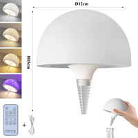 Lampe de table créative sans fil en forme de bouteille, projecteur d'étoiles LED, télécommande, lumière de nuit rechargeable RVB colorée