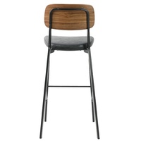Tabouret de bar industriel empilable robuste pour café, restaurant, hôtel, bistrot