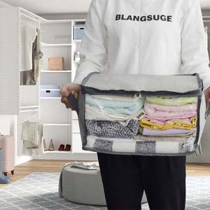 Bolsa de Almacenamiento Grande para Edredones, con Ventana Transparente, Plegable, para Ropa, Mantas, Organizador de Almacenamiento Debajo de la Cama - Product Image 5