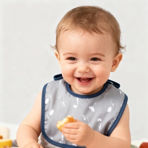 Ensemble de bavoirs pour bébé personnalisés avec logo OEM, imperméables, écologiques, en tissu doux, pour les nouvelles mamans, bavoirs anti-salive en gros - Product Image 1
