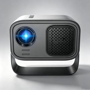 โปรเจคเตอร์ขนาดเล็ก สมาร์ททีวี WIFI พกพา โฮมเธียเตอร์ ซีนีม่า รองรับ Android IOS โทรศัพท์มือถือ ฉายวิดีโอ 4k โปรเจคเตอร์ LED - Product Image 1