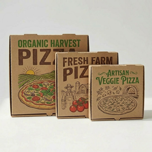 Caja de Embalaje de Cartón Corrugado Portátil, Tamaño Personalizado, Ecológica, de Alta Gama, Hecha con Materiales Reciclados, para Pizza, Comida y Catering, Vietnam Gia - Product Image 2
