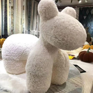 Chaise créative de <span class=keywords><strong>style</strong></span> nordique, chaise chiot, tabouret <span class=keywords><strong>animal</strong></span>, modèle de dessin animé, populaire sur internet, chaise de loisirs pour enfants - Product Image 1