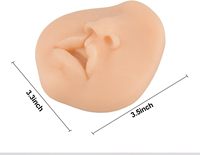 Modèle de fente labiale en silicone souple Simulateur de formation de suture de fente labiale 3D Modèle buccal Affichage de l'éducation des étudiants en médecine