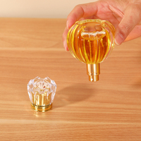 Flacon de parfum en verre de luxe de 50 ml avec vaporisateur pour huile essentielle et emballage cadeau, étiquette personnalisée disponible