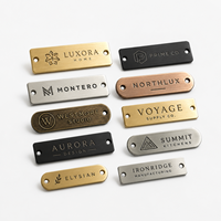 Plaque métallique personnalisée en émail époxy pour vêtements, chaussures, sacs à main, parfums – Étiquette métallique sur mesure en petite série – Fournisseur d'usine de qualité supérieure