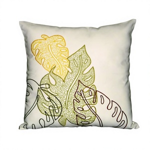 Square Embroidered Cushion Cover Animal/Scenic Patterns Envelop Closure Bohemian Style Home <b>Decor</b> <b>Pillow</b> Case for Bed Party Use - Product Image 1
