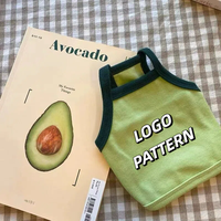 SongshanToys OEM ODM – Nouveauté Été : Gilet et T-shirt Doux et Uni pour Animaux de Compagnie (Chiens et Chats de Petite Taille) avec Impression de Logo – Remise Spéciale