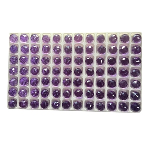 HQ Đá Quý 6Mm 8Mm 10Mm 12Mm Mặt Hạt Tổng Hợp <span class=keywords><strong>Corundum</strong></span> Lỏng Hạt Alexandrite Đá - Product Image 6