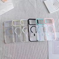 Vente directe d'usine de coques de téléphone magnétiques transparentes adaptées aux coques de téléphone Iphone 17 Pro Max/16/15/14/13/12/11