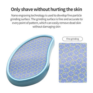 Nano Glass Foot rasp Grinder Eliminación de la piel muerta Removedor de callos Lima de pie Talón Raspado Pedicura Piedra pómez - Product Image 2