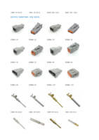 Connecteur DT Kit 2-12 Broches Gris Connecteurs Étanches/16 # Tonneau Style Bornes (14 AWG)/Bouchons d'étanchéité