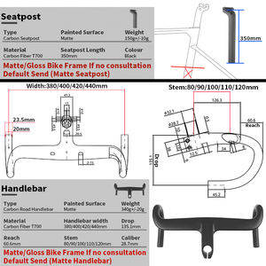 Cuadro de <span class=keywords><strong>bicicleta</strong></span> de pista BXT de moda nuevo color 700C*28C fibra de carbono juego de carreras súper ligero,BSA piñón fijo - Product Image 6