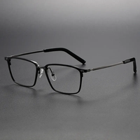 S-971T unisexe rétro affaires nouveau Titan léger rectangle pur 100% titane optique lunettes lunettes monture de lunettes